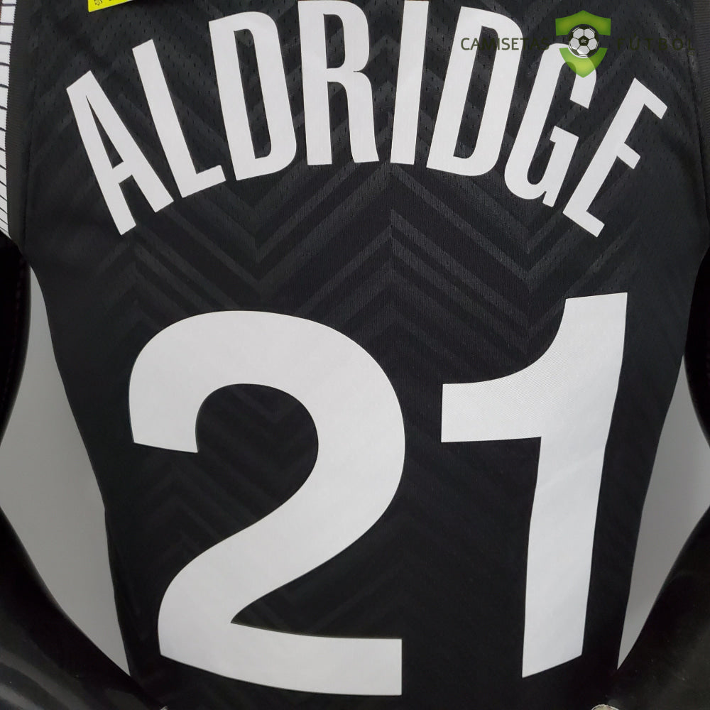 Camiseta Brooklyn Nets 21-22 - Lamarcus Aldridge 21 Earned Edition Nba