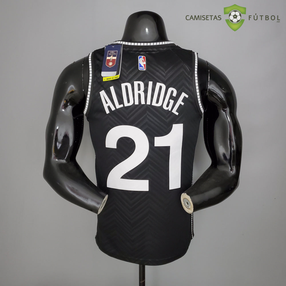 Camiseta Brooklyn Nets 21-22 - Lamarcus Aldridge 21 Earned Edition Nba