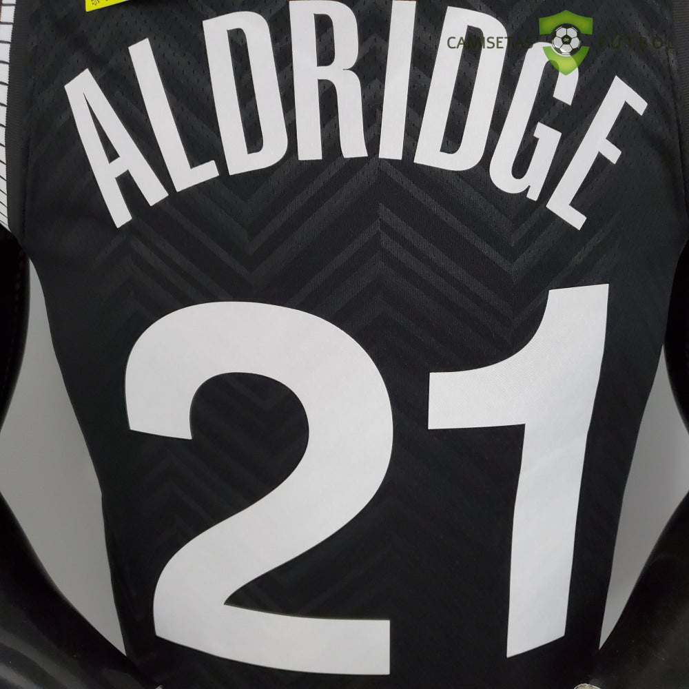 Camiseta Brooklyn Nets 21-22 - Lamarcus Aldridge 21 Earned Edition Nba