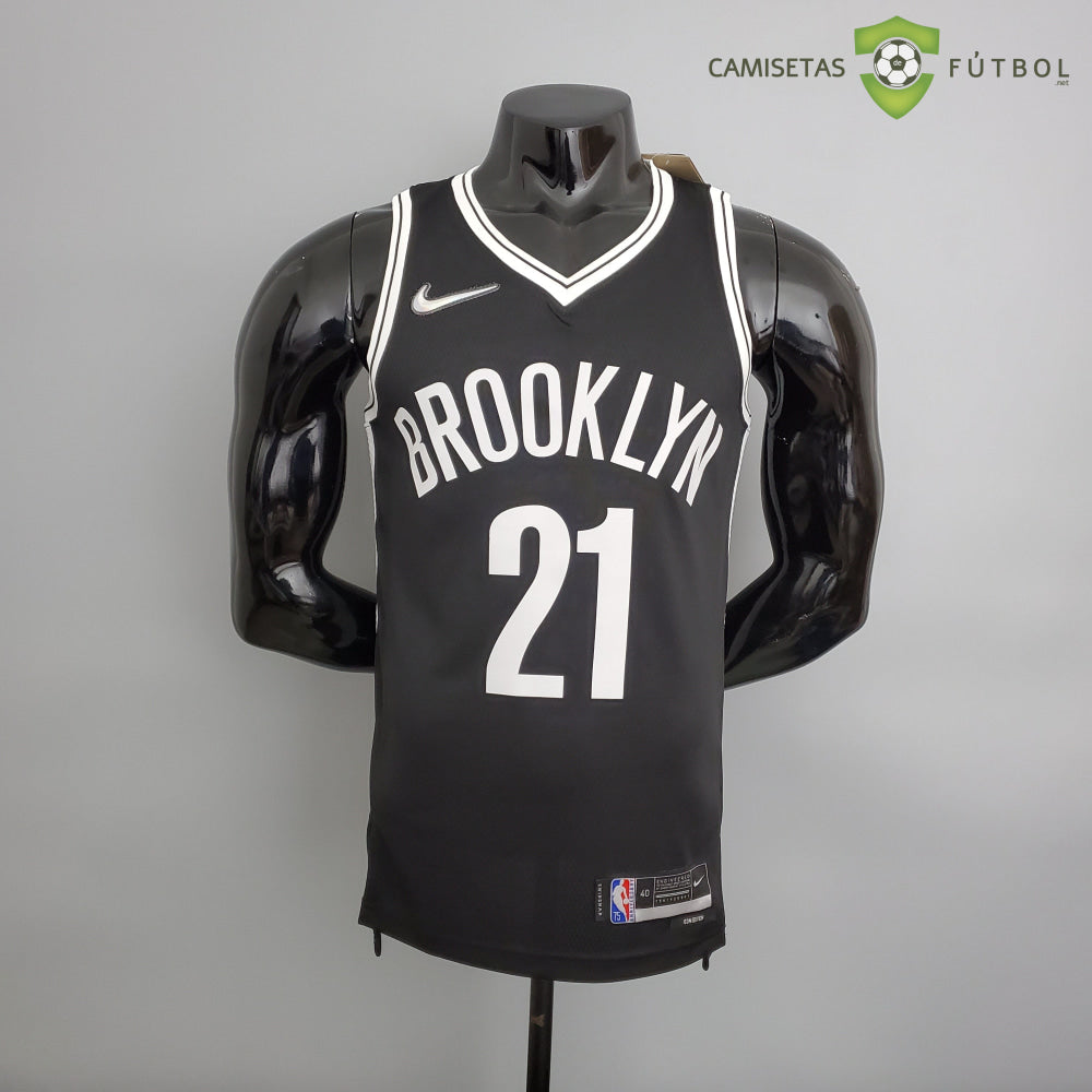 Camiseta Brooklyn Nets 21-22 - Lamarcus Aldridge 21 Negro Nba