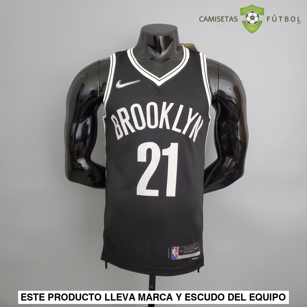 Camiseta Brooklyn Nets 21-22 - Lamarcus Aldridge 21 Negro Nba