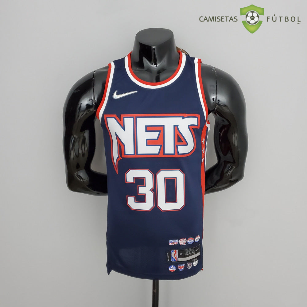 Camiseta Brooklyn Nets 21-22 - Seth Curry 30 Azul Nba