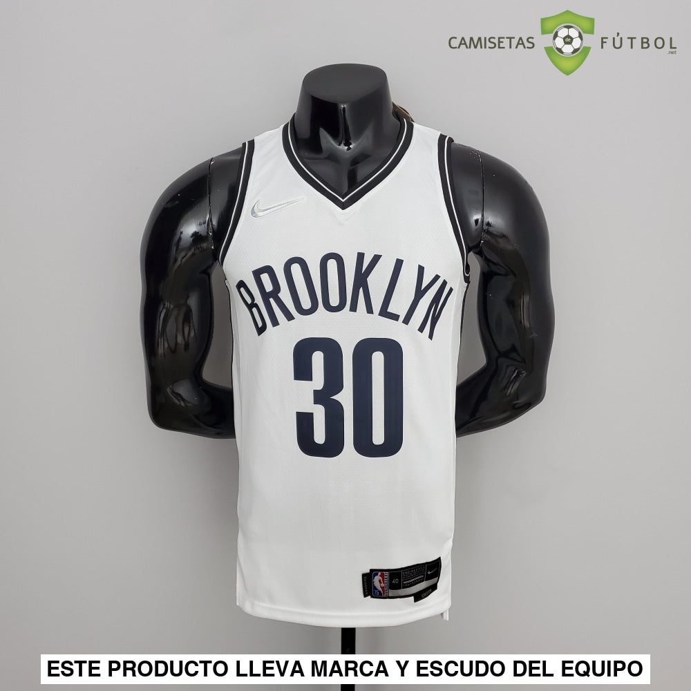 Camiseta Brooklyn Nets 21-22 - Seth Curry 30 Blanco Nba
