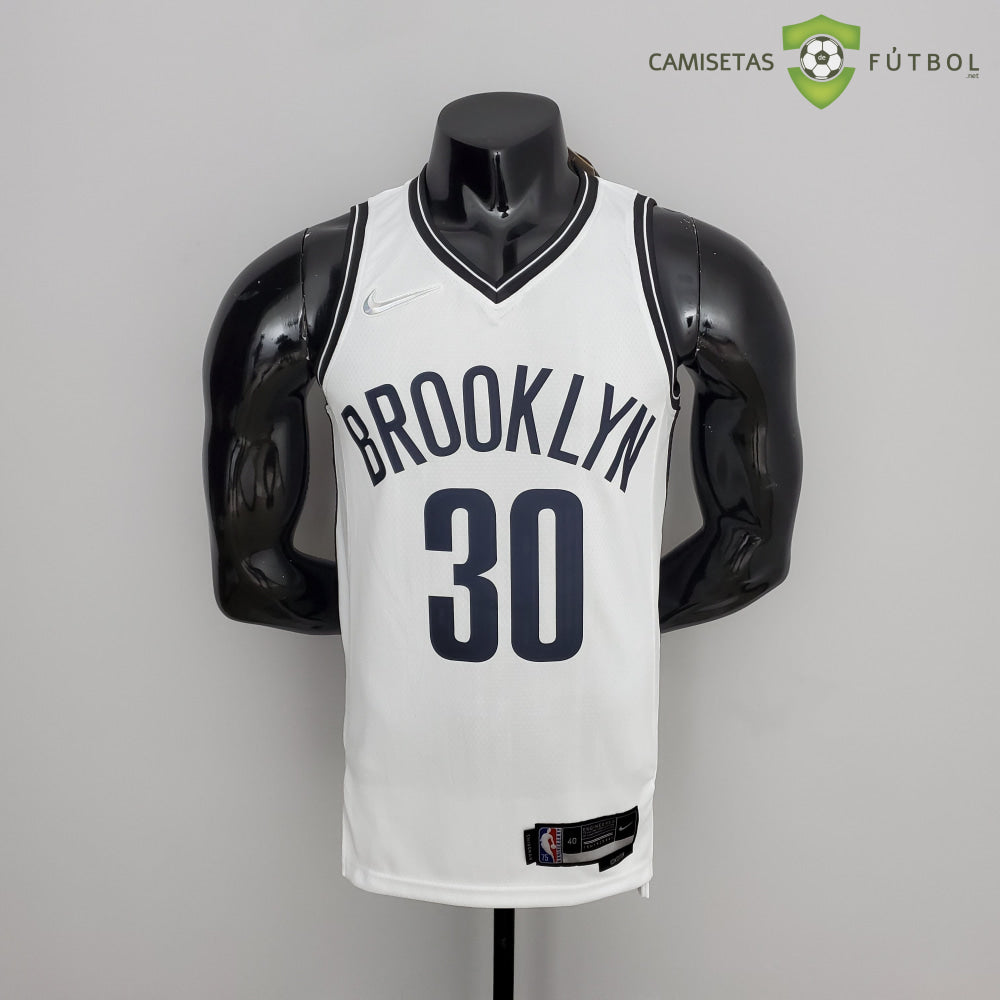 Camiseta Brooklyn Nets 21-22 - Seth Curry 30 Blanco Nba