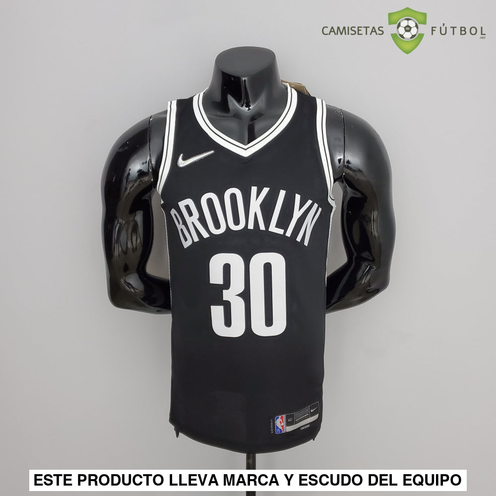 Camiseta Brooklyn Nets 21-22 - Seth Curry 30 Negro Nba