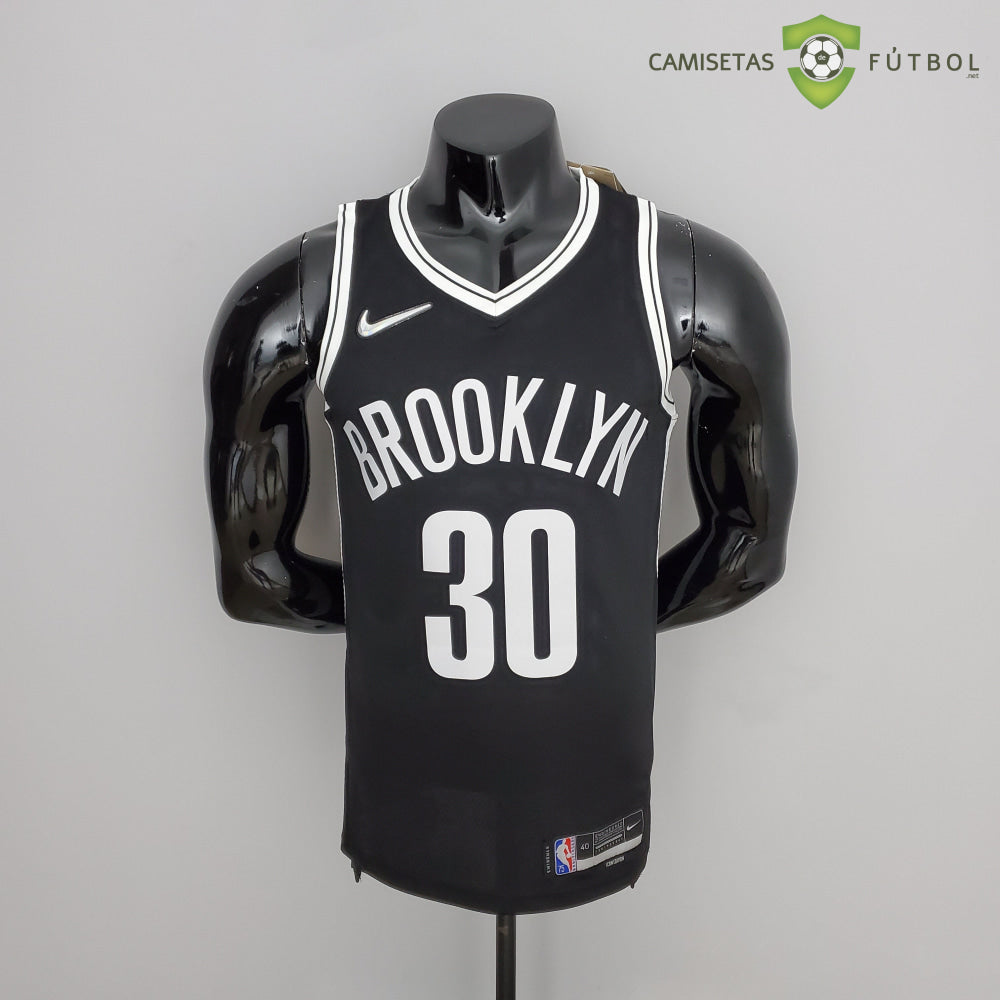 Camiseta Brooklyn Nets 21-22 - Seth Curry 30 Negro Nba