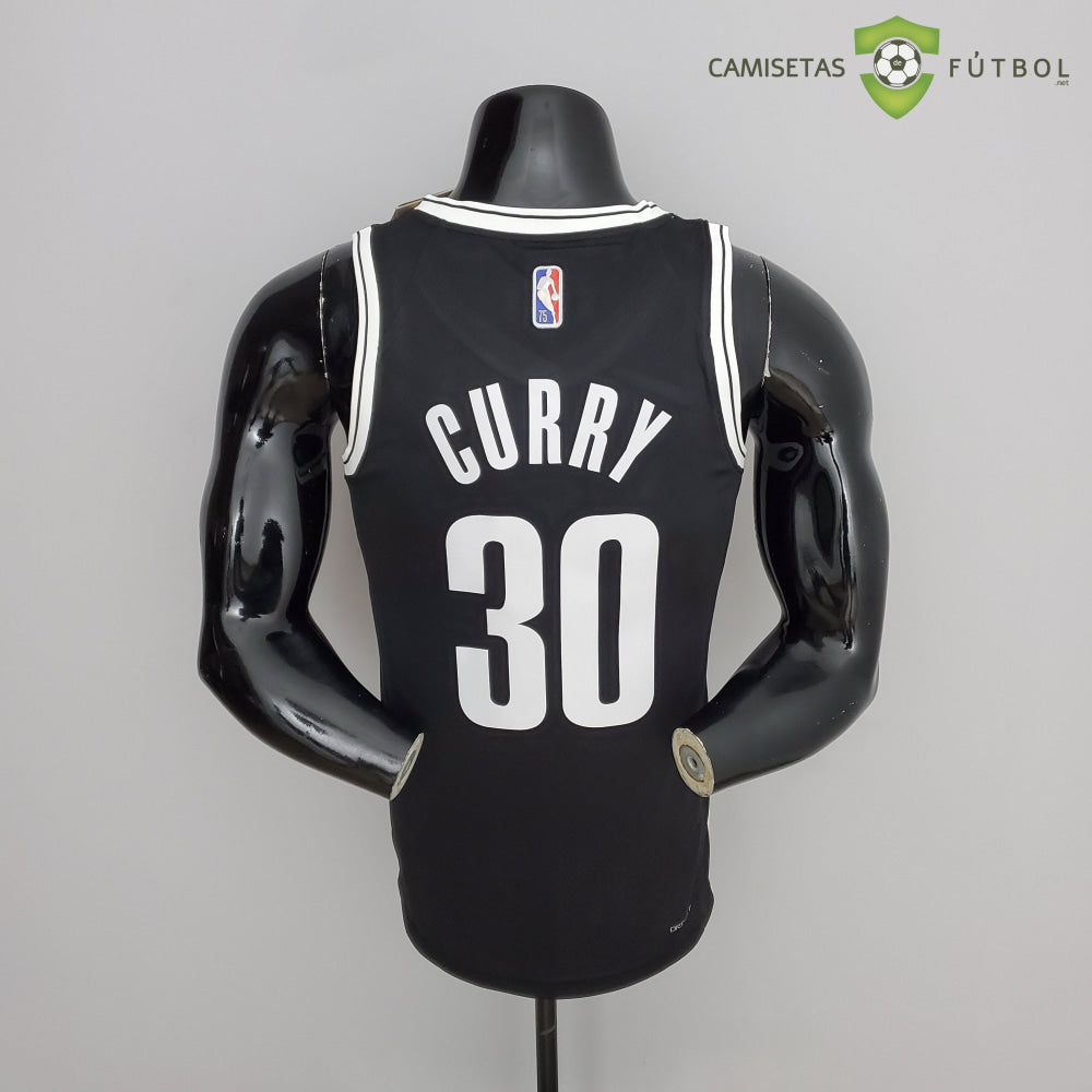 Camiseta Brooklyn Nets 21-22 - Seth Curry 30 Negro Nba