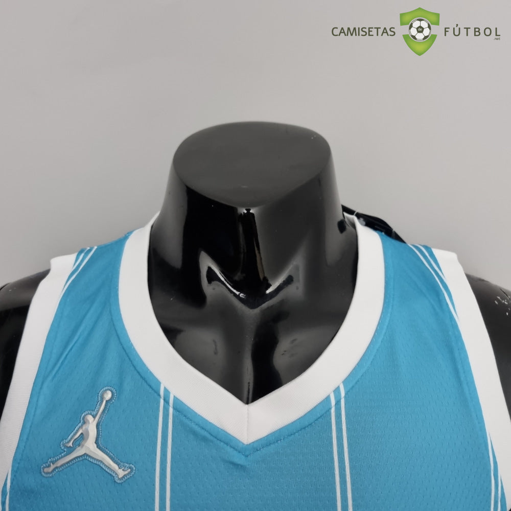 Camiseta Charlotte Hornets 21-22 - Gordon Hayward 20 Azul Rayas Nba