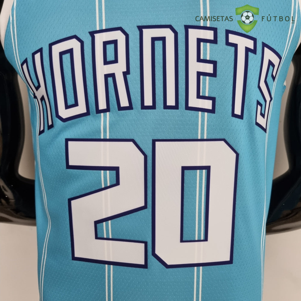 Camiseta Charlotte Hornets 21-22 - Gordon Hayward 20 Azul Rayas Nba