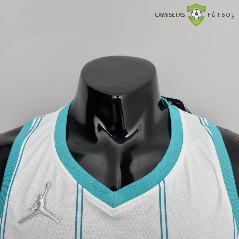 Camiseta Charlotte Hornets 21-22 - Gordon Hayward 20 Blanco Rayas Nba