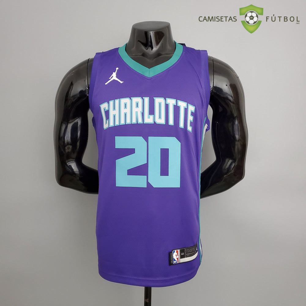 Camiseta Charlotte Hornets 21-22 - Gordon Hayward 20 Violeta Nba