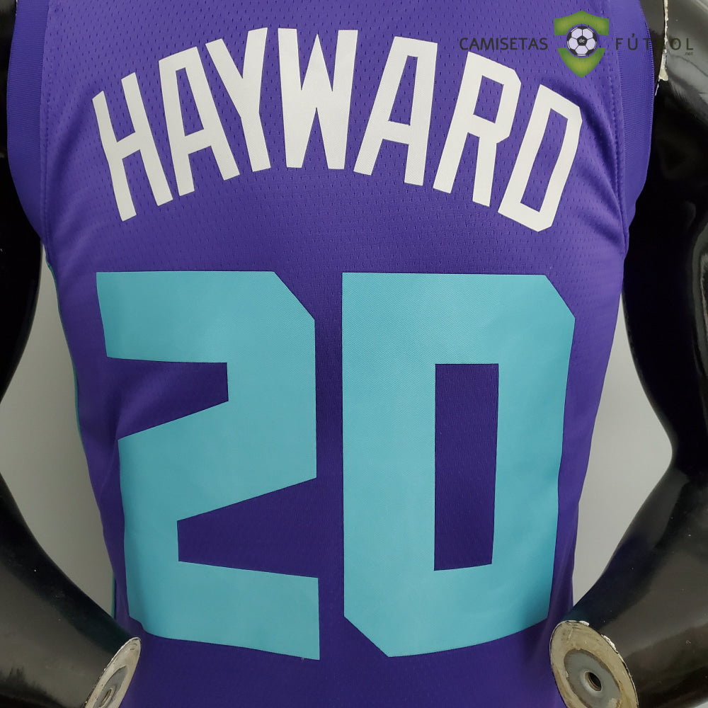 Camiseta Charlotte Hornets 21-22 - Gordon Hayward 20 Violeta Nba