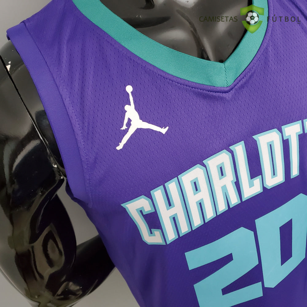 Camiseta Charlotte Hornets 21-22 - Gordon Hayward 20 Violeta Nba