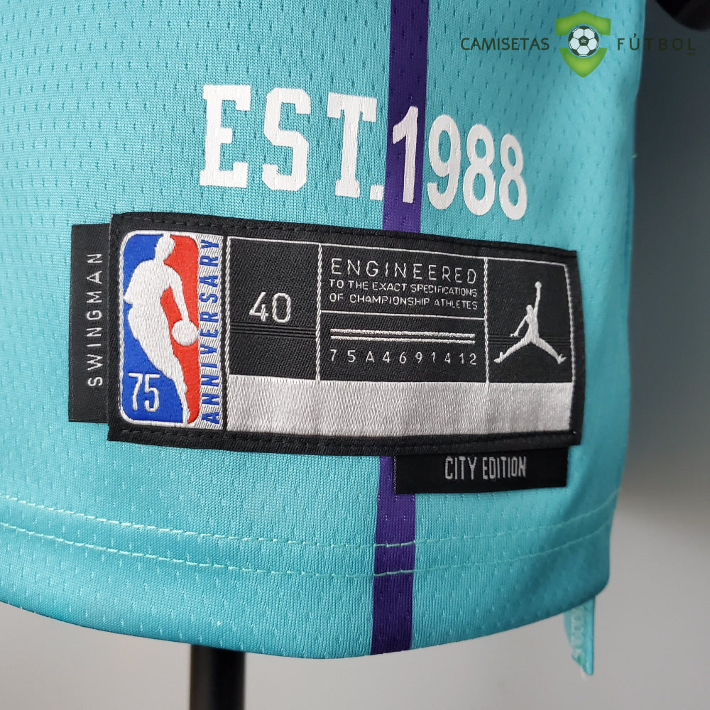 Camiseta Charlotte Hornets 21-22 - Kelly Oubre Jr. 12 Azul Nba