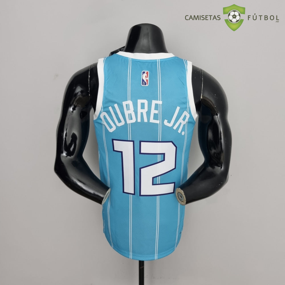 Camiseta Charlotte Hornets 21-22 - Kelly Oubre Jr. 12 Azul Rayas Nba