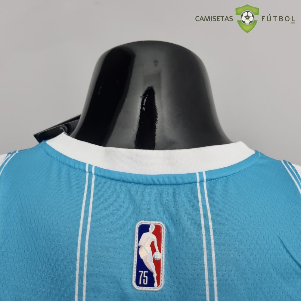 Camiseta Charlotte Hornets 21-22 - Kelly Oubre Jr. 12 Azul Rayas Nba