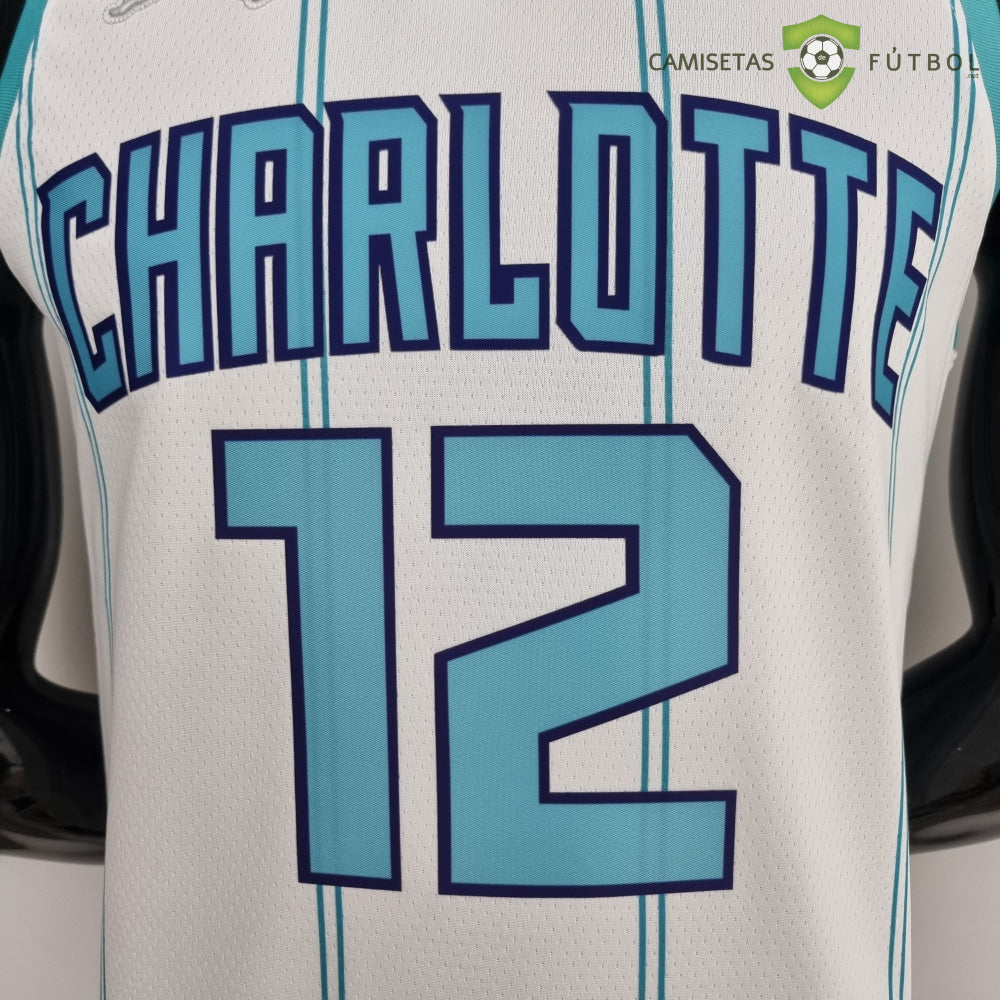 Camiseta Charlotte Hornets 21-22 - Kelly Oubre Jr. 12 Blanco Rayas Nba