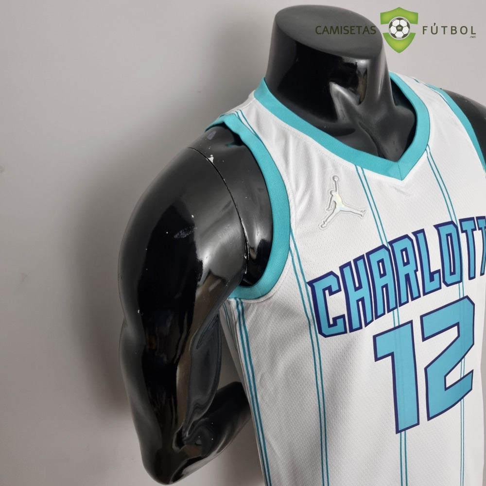 Camiseta Charlotte Hornets 21-22 - Kelly Oubre Jr. 12 Blanco Rayas Nba