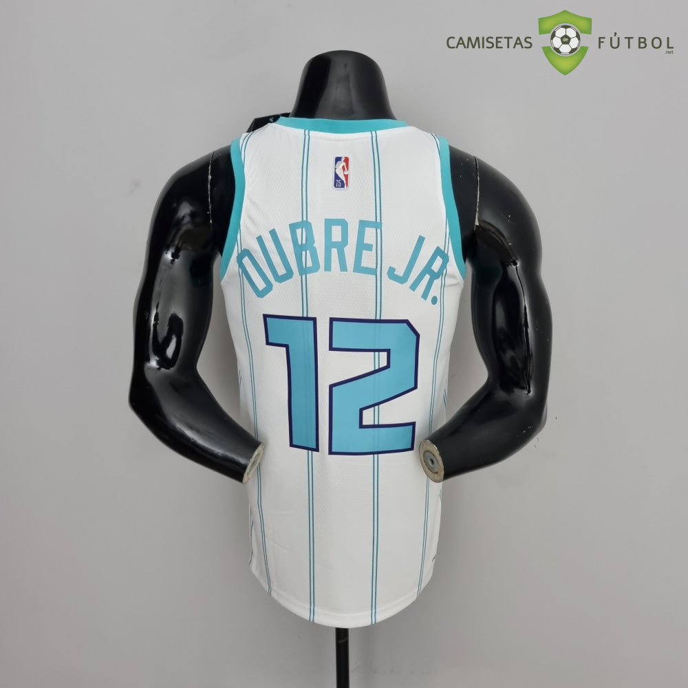 Camiseta Charlotte Hornets 21-22 - Kelly Oubre Jr. 12 Blanco Rayas Nba