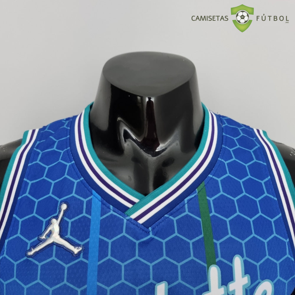 Camiseta Charlotte Hornets 21-22 - Lamelo Ball 1 Azul Nba