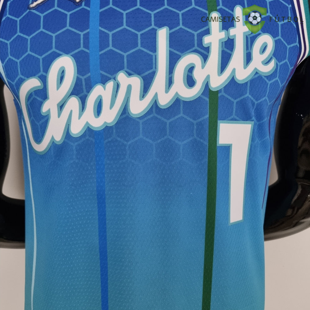 Camiseta Charlotte Hornets 21-22 - Lamelo Ball 1 Azul Nba