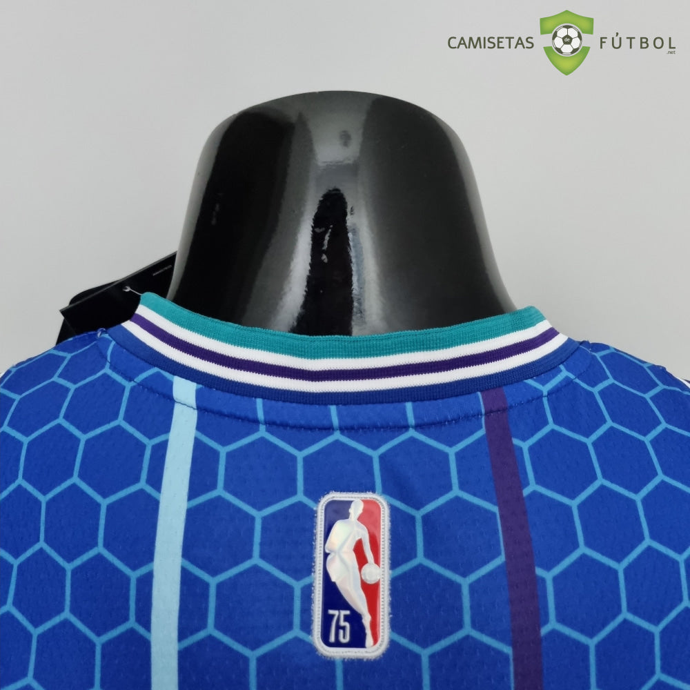Camiseta Charlotte Hornets 21-22 - Lamelo Ball 1 Azul Nba