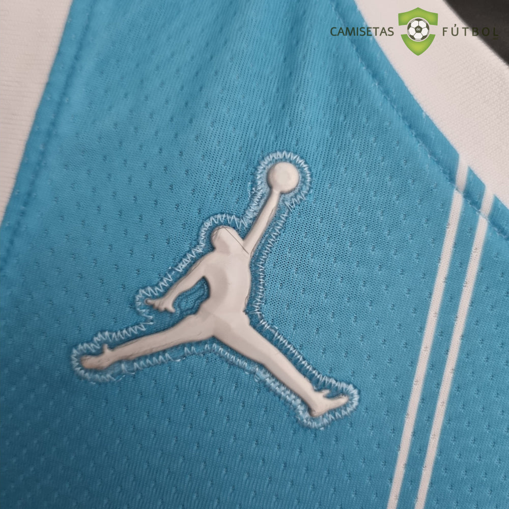 Camiseta Charlotte Hornets 21-22 - Lamelo Ball 1 Azul Rayas Nba