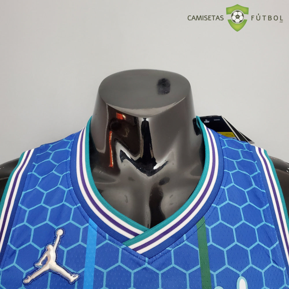 Camiseta Charlotte Hornets 21-22 - Lamelo Ball 2 Azul Nba