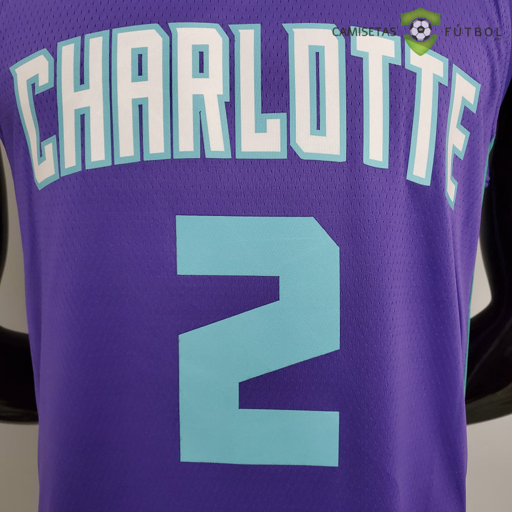 Camiseta Charlotte Hornets 21-22 - Lamelo Ball 2 Violeta Nba