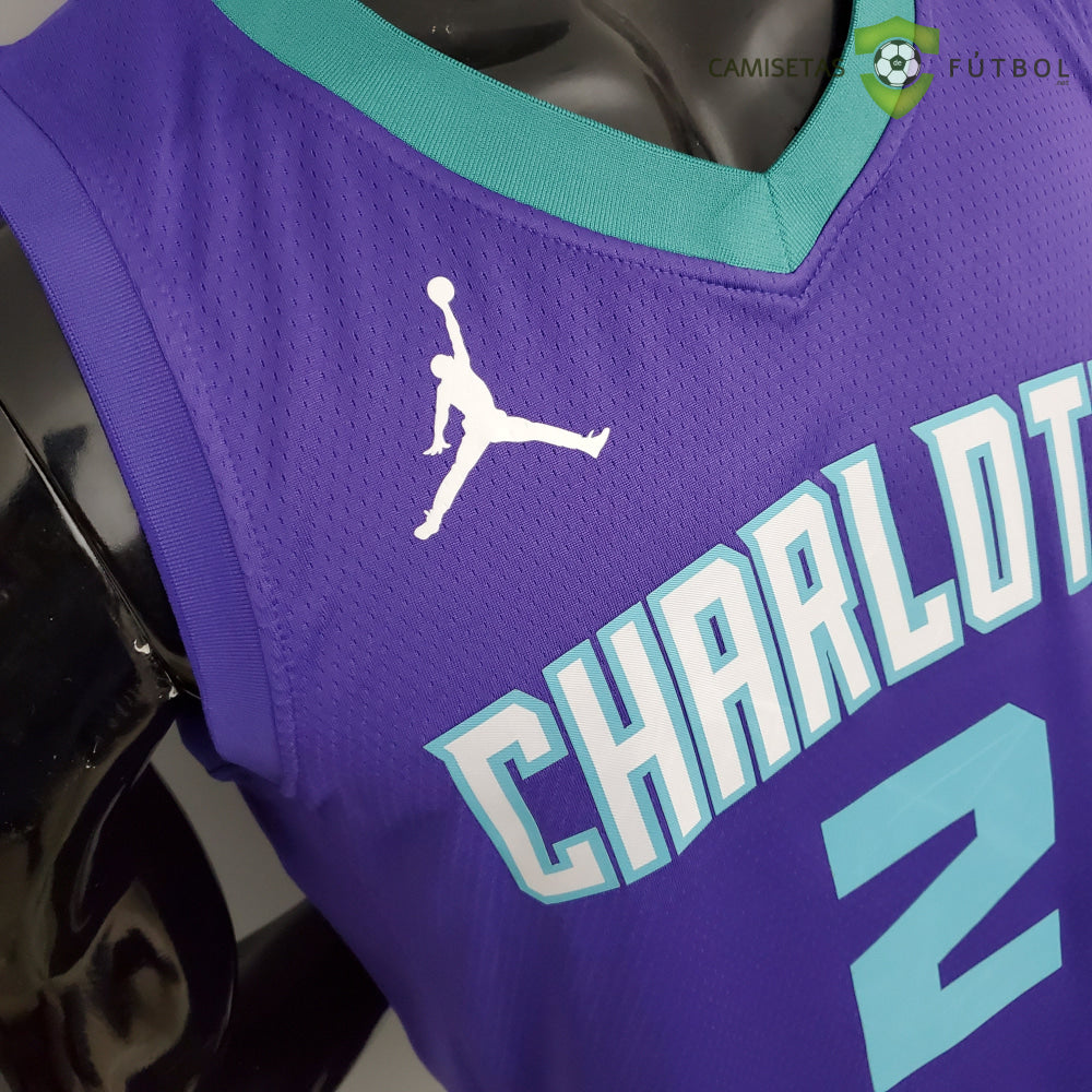 Camiseta Charlotte Hornets 21-22 - Lamelo Ball 2 Violeta Nba