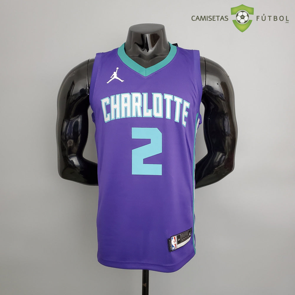 Camiseta Charlotte Hornets 21-22 - Lamelo Ball 2 Violeta Nba