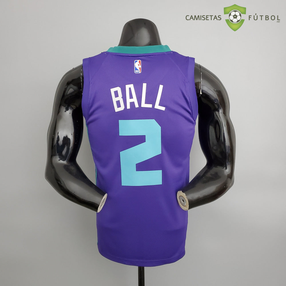 Camiseta Charlotte Hornets 21-22 - Lamelo Ball 2 Violeta Nba