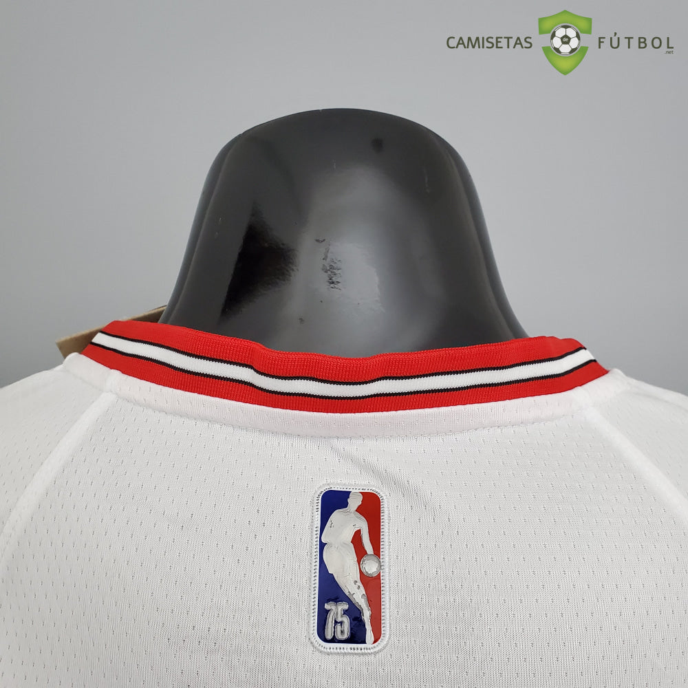 Camiseta Chicago Bulls 21-22 - Dennis Rodman 91 Blanco Nba