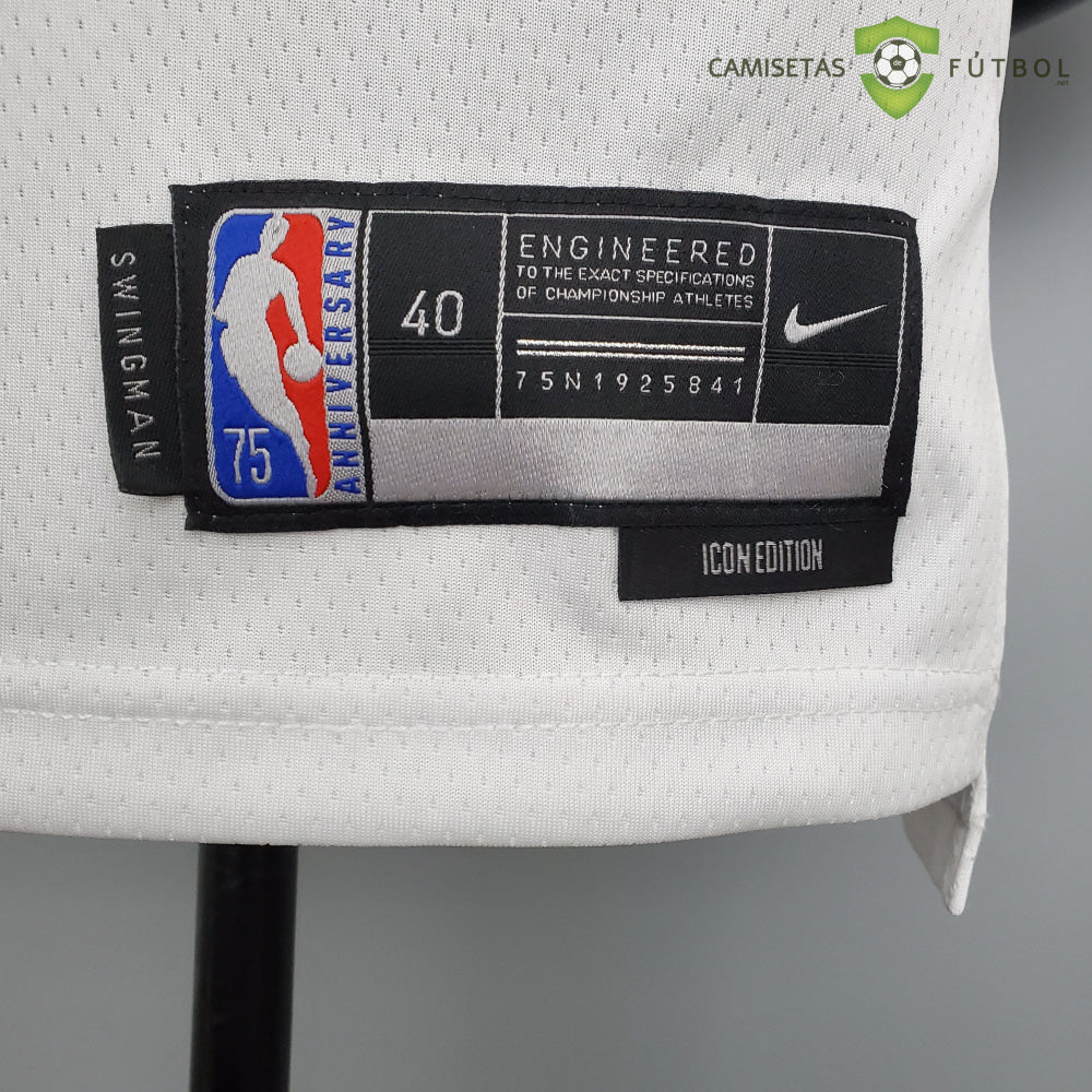 Camiseta Chicago Bulls 21-22 - Dennis Rodman 91 Blanco Nba