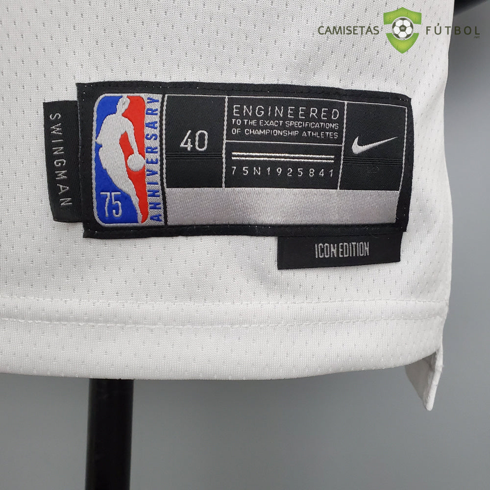 Camiseta Chicago Bulls 21-22 - Dennis Rodman 91 Blanco Nba