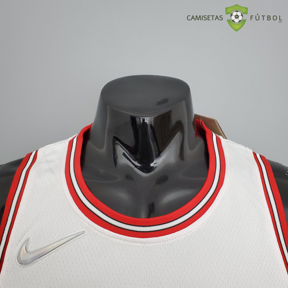 Camiseta Chicago Bulls 21-22 - Dennis Rodman 91 Blanco Nba