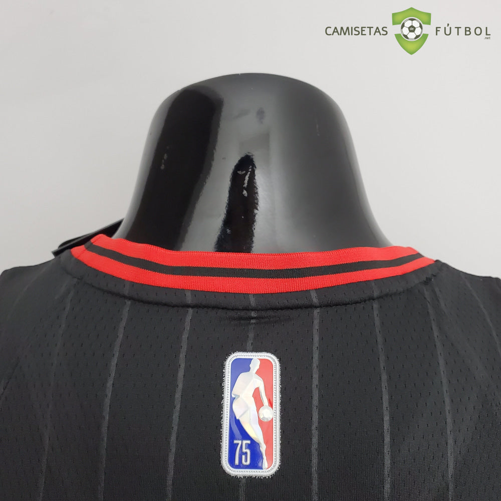 Camiseta Chicago Bulls 21-22 - Dennis Rodman 91 Negro Nba