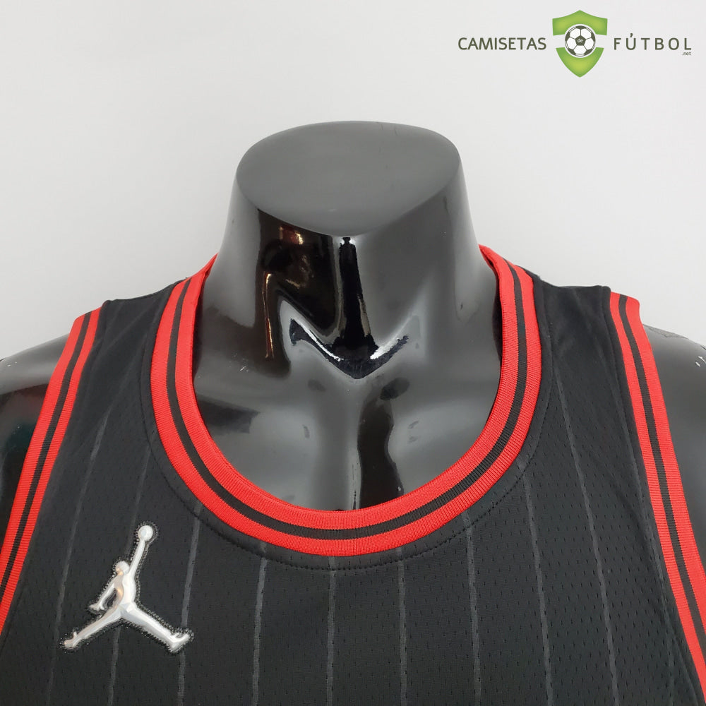 Camiseta Chicago Bulls 21-22 - Dennis Rodman 91 Negro Nba