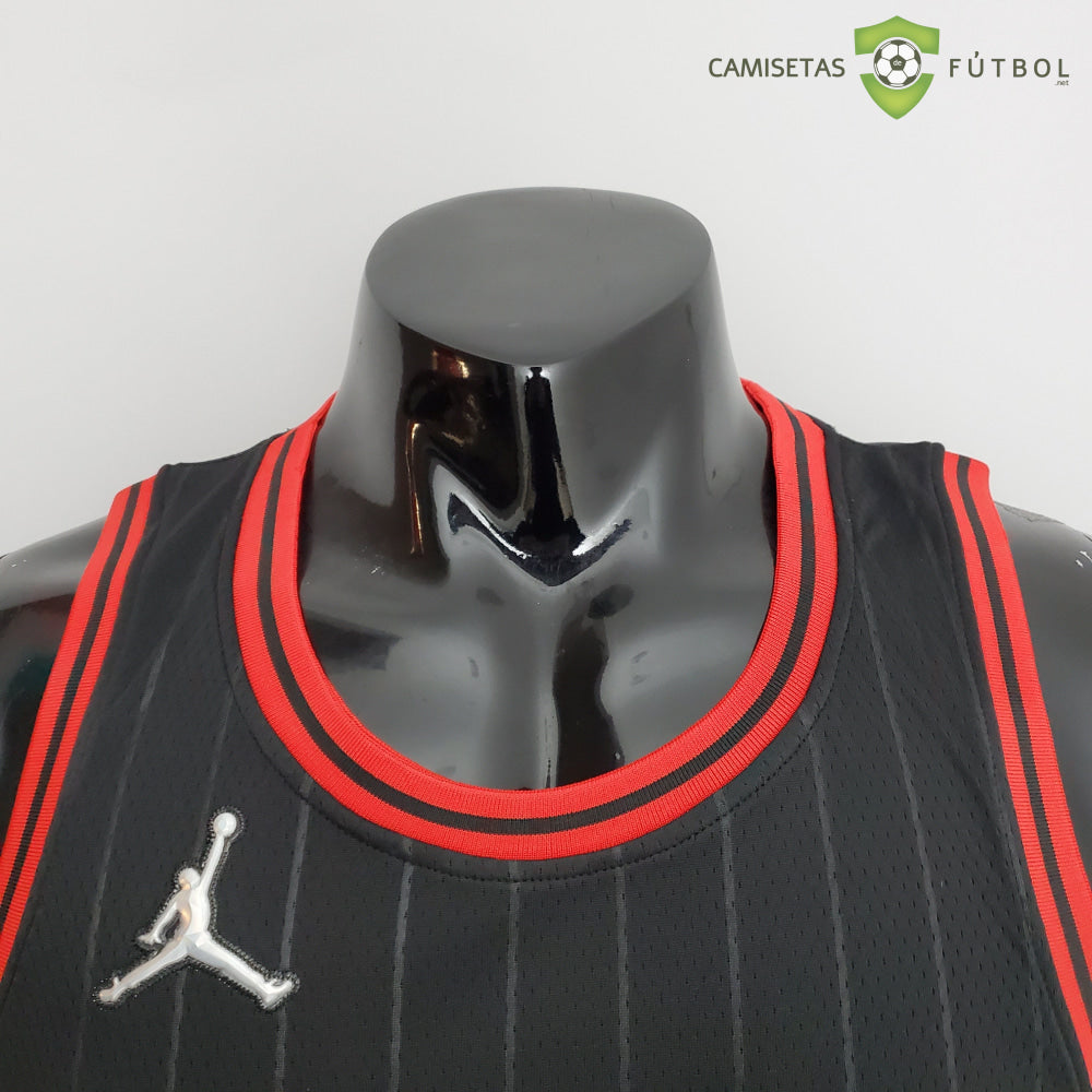 Camiseta Chicago Bulls 21-22 - Dennis Rodman 91 Negro Nba
