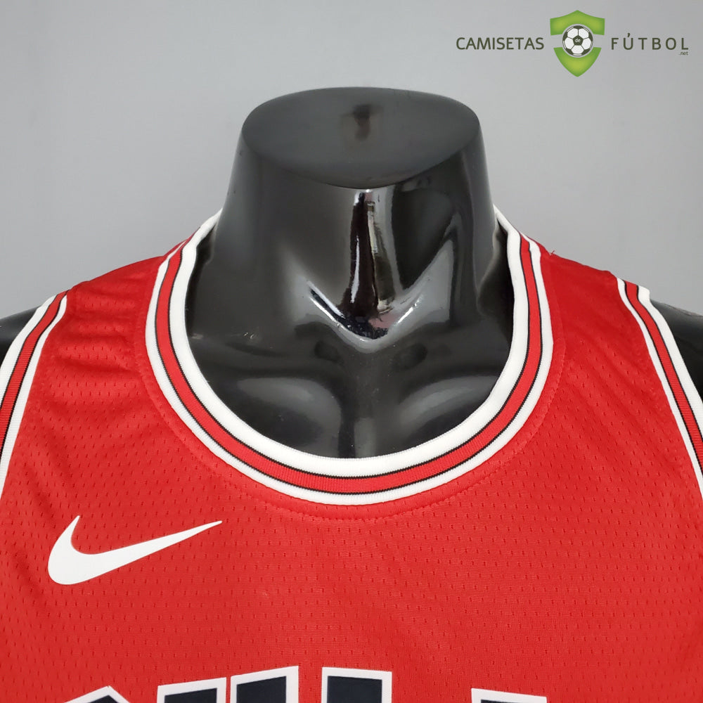 Camiseta Chicago Bulls 21-22 - Dennis Rodman 91 Rojo Nba