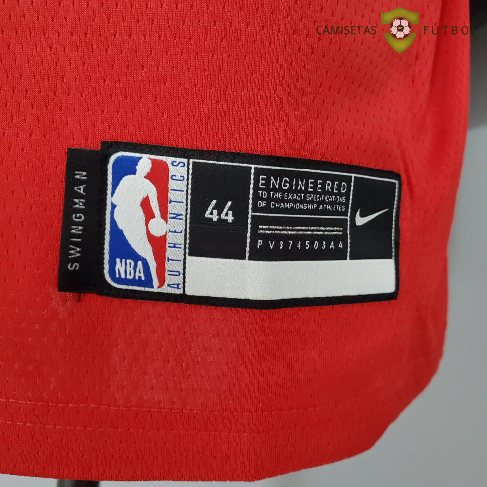 Camiseta Chicago Bulls 21-22 - Dennis Rodman 91 Rojo Nba