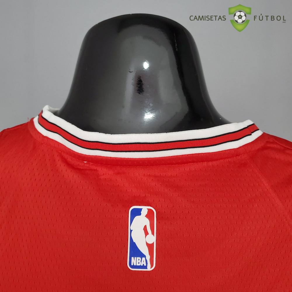 Camiseta Chicago Bulls 21-22 - Dennis Rodman 91 Rojo Nba