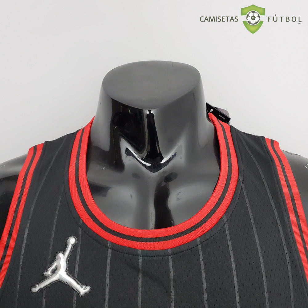 Camiseta Chicago Bulls 21-22 - Derrick Rose 1 Negro Nba