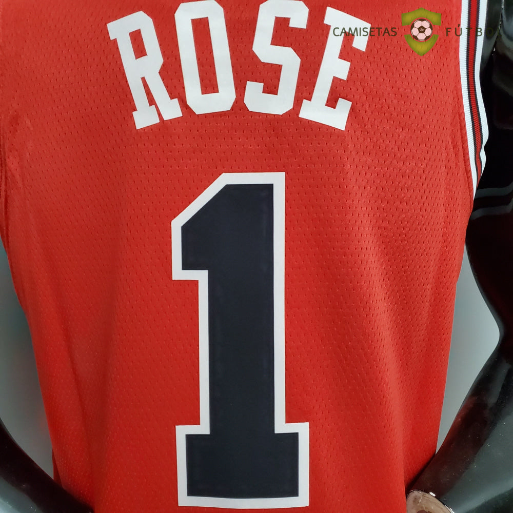 Camiseta Chicago Bulls 21-22 - Derrick Rose 1 Rojo Nba
