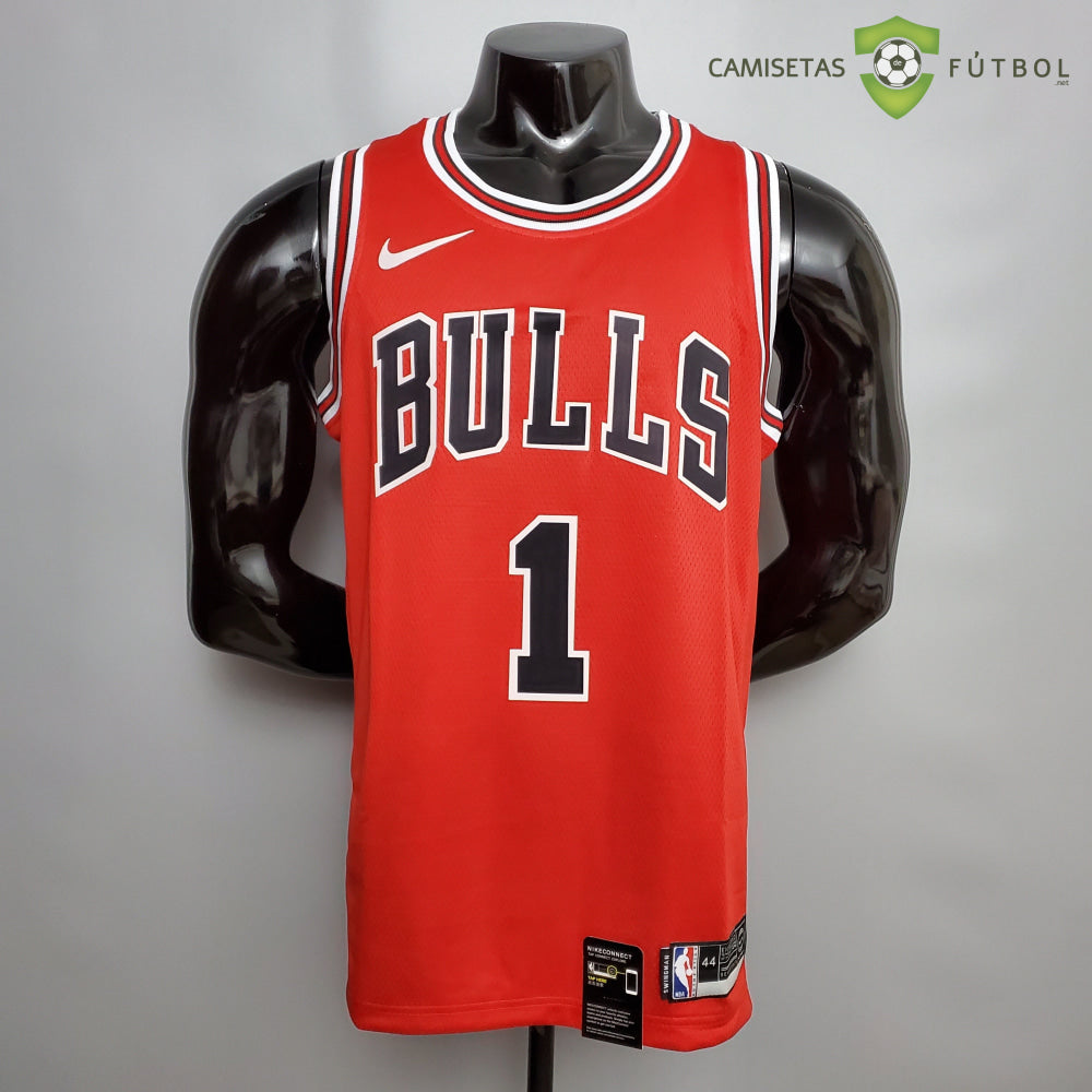 Camiseta Chicago Bulls 21-22 - Derrick Rose 1 Rojo Nba