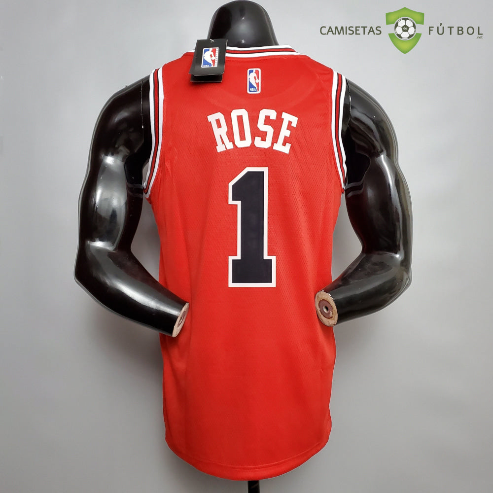 Camiseta Chicago Bulls 21-22 - Derrick Rose 1 Rojo Nba