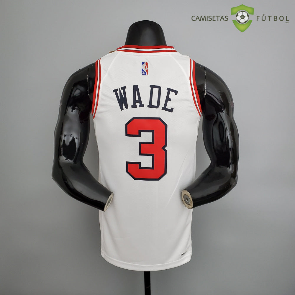 Camiseta Chicago Bulls 21-22 - Dwyane Wade 3 Blanco Nba