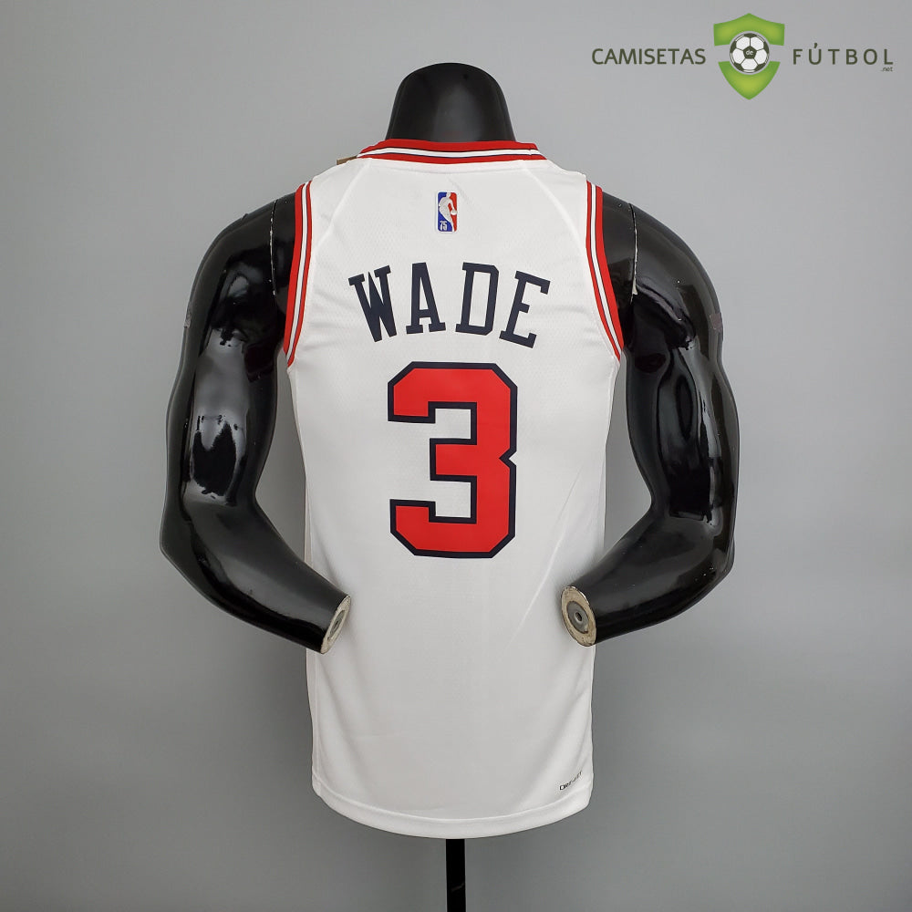 Camiseta Chicago Bulls 21-22 - Dwyane Wade 3 Blanco Nba