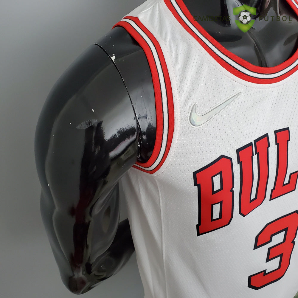 Camiseta Chicago Bulls 21-22 - Dwyane Wade 3 Blanco Nba