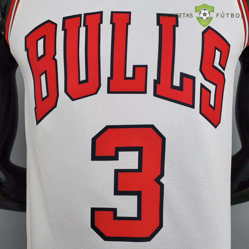 Camiseta Chicago Bulls 21-22 - Dwyane Wade 3 Blanco Nba
